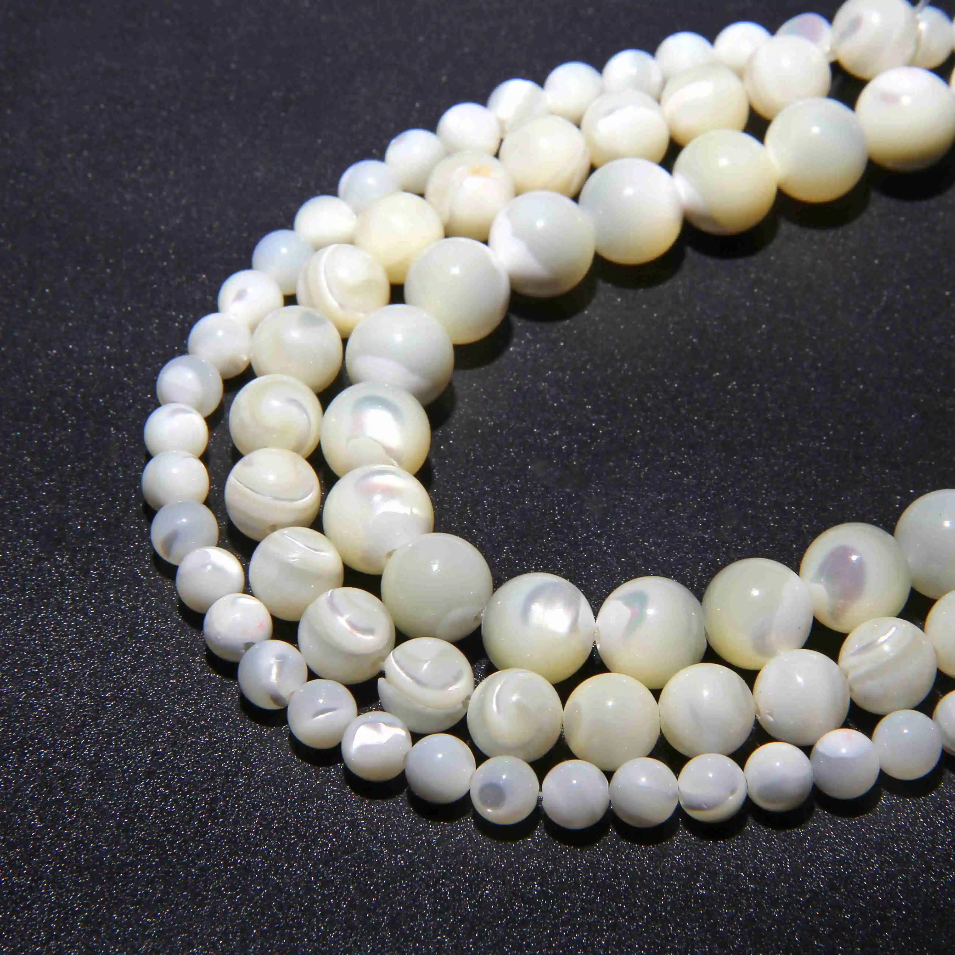 6\8\10mm White Natural Mother of Pearl Shell Round Beads Shell Round Necklace 15"Approx 39CM Per Strand
6\8\10mm White Natural Mother of Pearl Shell Round Beads Shell Round Necklace 15"Approx 39CM Per Strand