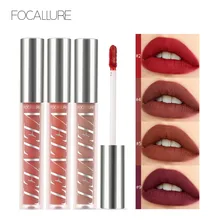Focallure Matte Lip Stick Beludru Lipstik Tahan Lama Pelembab Lipgloss Perbaikan Profesional Makeup Kosmetik(China)