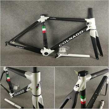 CARROWTER T1000 3K Matte-Glossy Black White Colnago C60 carbon road frame bicycle Frameset With BB386 XS/S/M/XL for selection
CARROWTER T1000 3K Matte-Glossy Black White Colnago C60 carbon road frame bicycle Frameset With BB386 XS/S/M/XL for selection