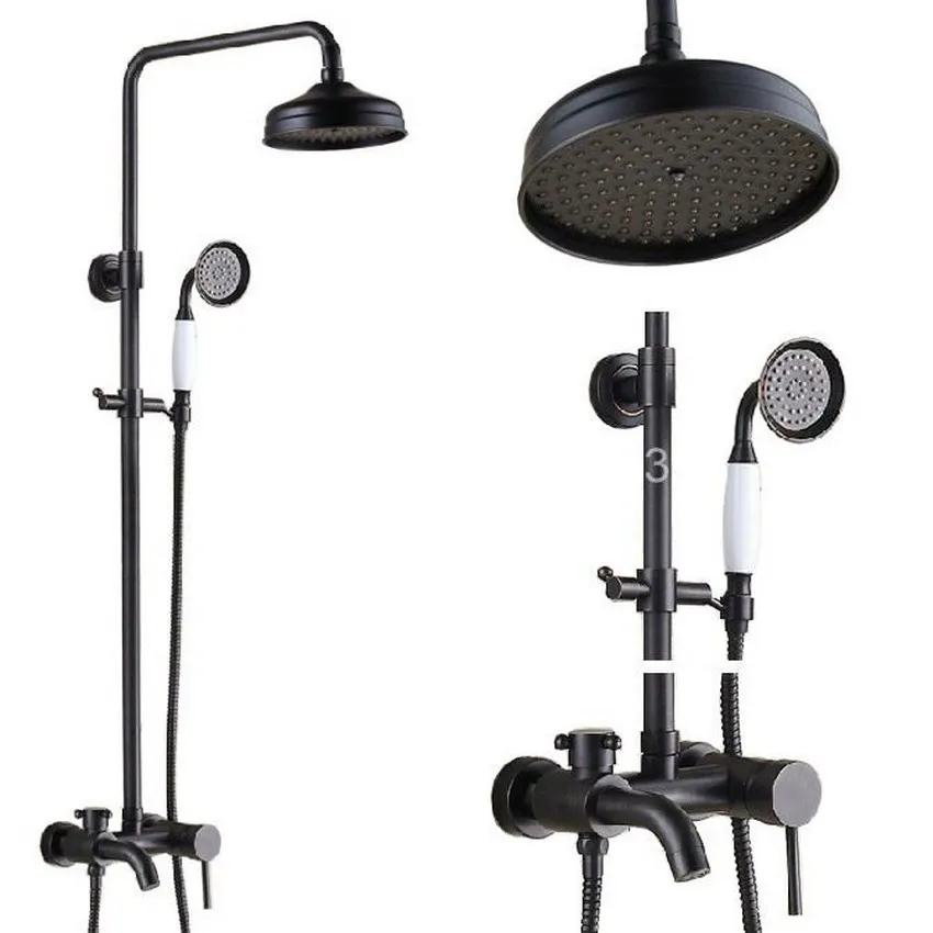 Brass Black Oil Rubbed Bronze Bathroom Rainfall Bathtub Shower Mixer Tap Faucet Single Handle Wall Mounted ars343
Brass Black Oil Rubbed Bronze Bathroom Rainfall Bathtub Shower Mixer Tap Faucet Single Handle Wall Mounted ars343