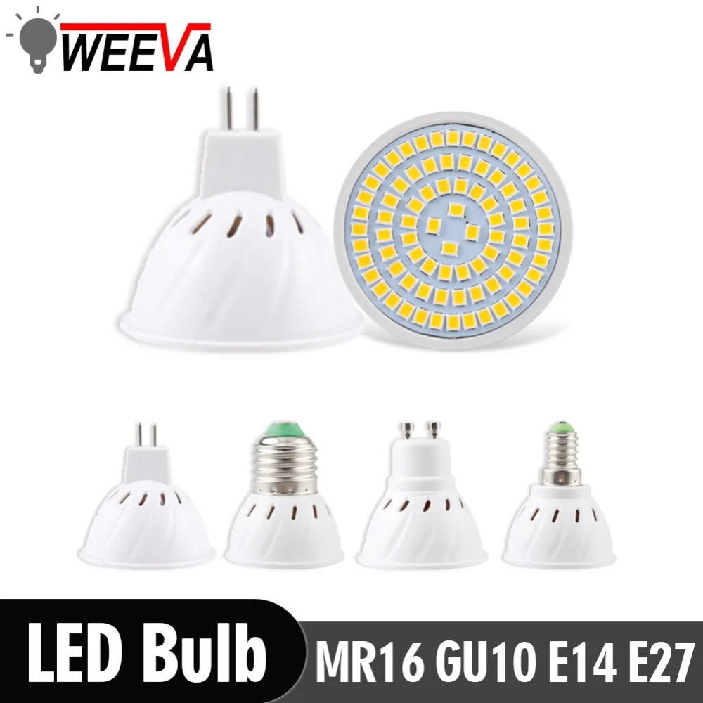 

Led Bulb Spotlight Light MR16 GU10 E14 E27 Spot cfl Lamp Lampada Diode 3W 220V 110V GU5.3 2835 SMD For Home Decor Energy Saving
