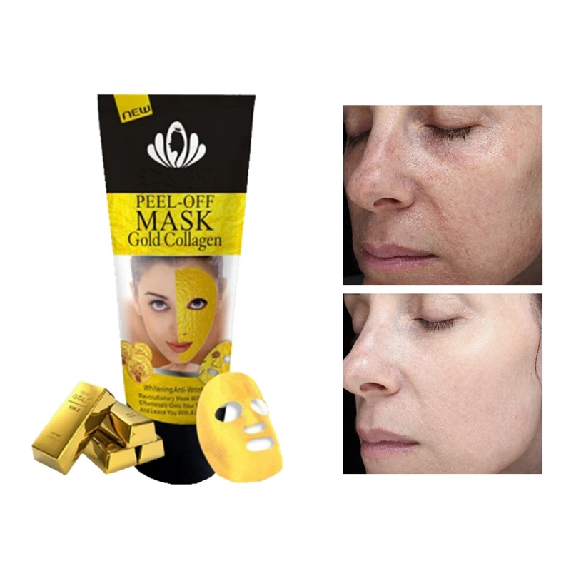 24K Gold Mask Face Blackhead Remover Peeling Mask Suction Blackhead Acne Treatment Deep Cleansing Facial Oil control Masks 120g
24K Gold Mask Face Blackhead Remover Peeling Mask Suction Blackhead Acne Treatment Deep Cleansing Facial Oil control Masks 120g