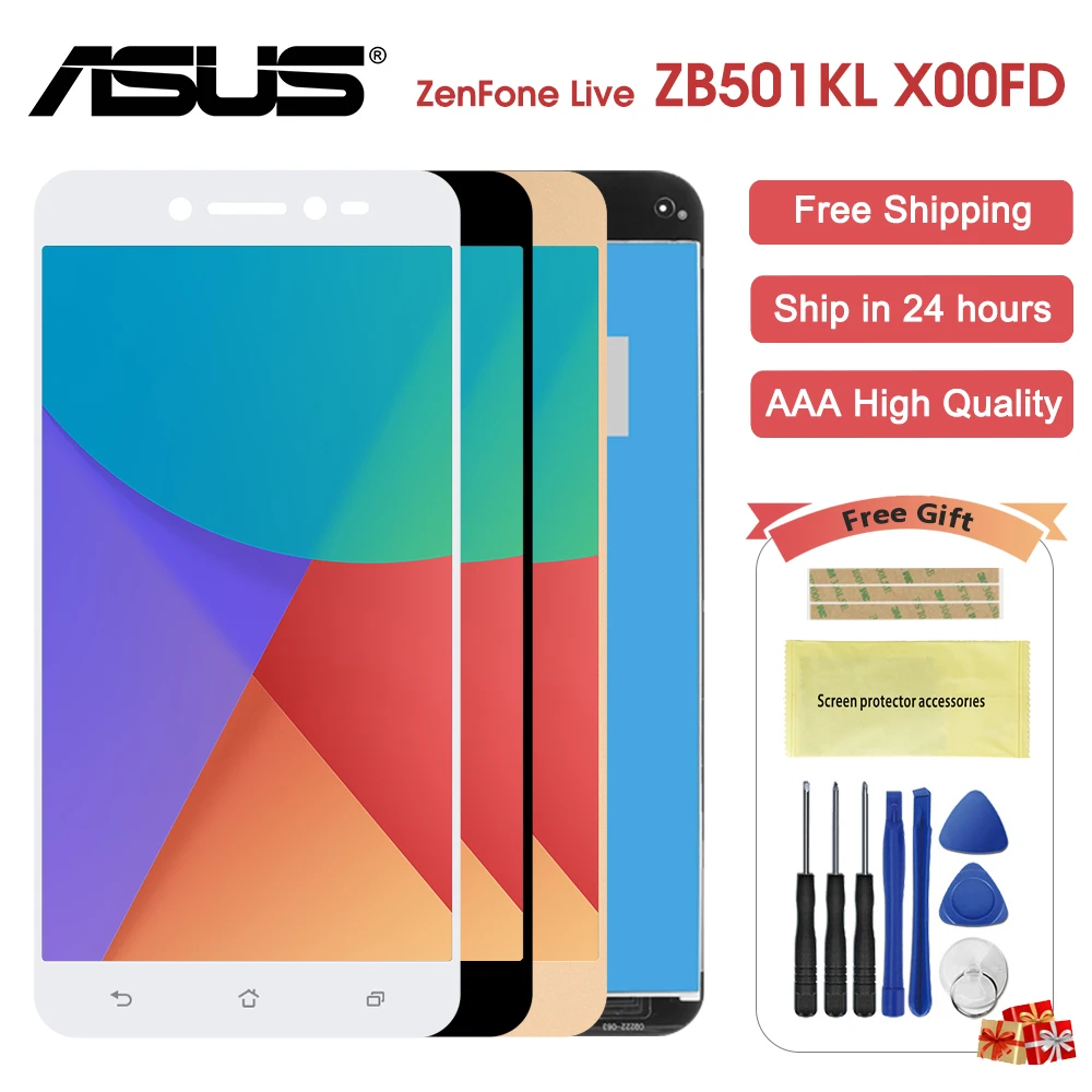 ZB501KL LCD with Touch Screen Digitizer Pannel For Asus ZenFone Live ZB501KL X00FD LCD Display Assembly free shipping
ZB501KL LCD with Touch Screen Digitizer Pannel For Asus ZenFone Live ZB501KL X00FD LCD Display Assembly free shipping