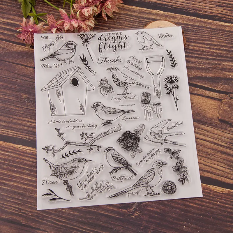 bird clear Stamp/Seal for DIY scrapbooking/photo album Decorative clear stamp sheets A1987
bird clear Stamp/Seal for DIY scrapbooking/photo album Decorative clear stamp sheets A1987