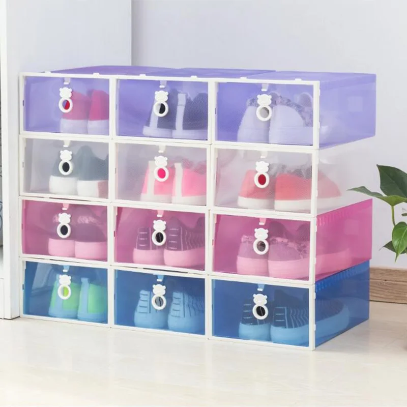 4Pcs/set Shoe Organizer Drawer Transparent Plastic Shoe Storage Box Rectangle PP Thickened Shoes Organizer Drawer Shoe Boxes
4Pcs/set Shoe Organizer Drawer Transparent Plastic Shoe Storage Box Rectangle PP Thickened Shoes Organizer Drawer Shoe Boxes