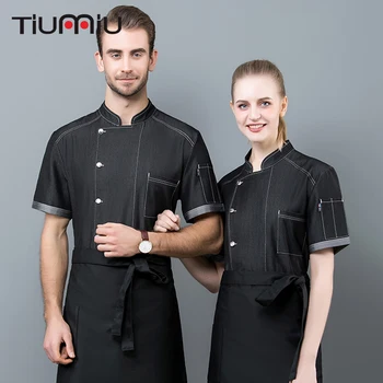 2019 High Quality Chef Jacket Top Restaurant Uniform Women Men Chef Work Clothes Food Service Barbershop Hotel Unisex Chef Shirt
2019 High Quality Chef Jacket Top Restaurant Uniform Women Men Chef Work Clothes Food Service Barbershop Hotel Unisex Chef Shirt