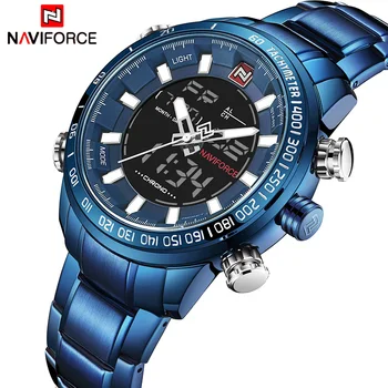 2018 Men Watches NAVIFORCE Luxury Brand Army Military Sport Watch Men Full Steel Quartz Digital Analog Clock Relogio Masculino
2018 Men Watches NAVIFORCE Luxury Brand Army Military Sport Watch Men Full Steel Quartz Digital Analog Clock Relogio Masculino