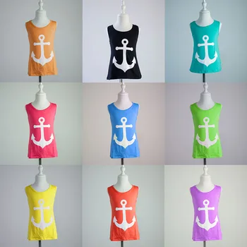 kids Mutiple colors fashion women Anchor Tops ladies shirt beach top summer vest
kids Mutiple colors fashion women Anchor Tops ladies shirt beach top summer vest