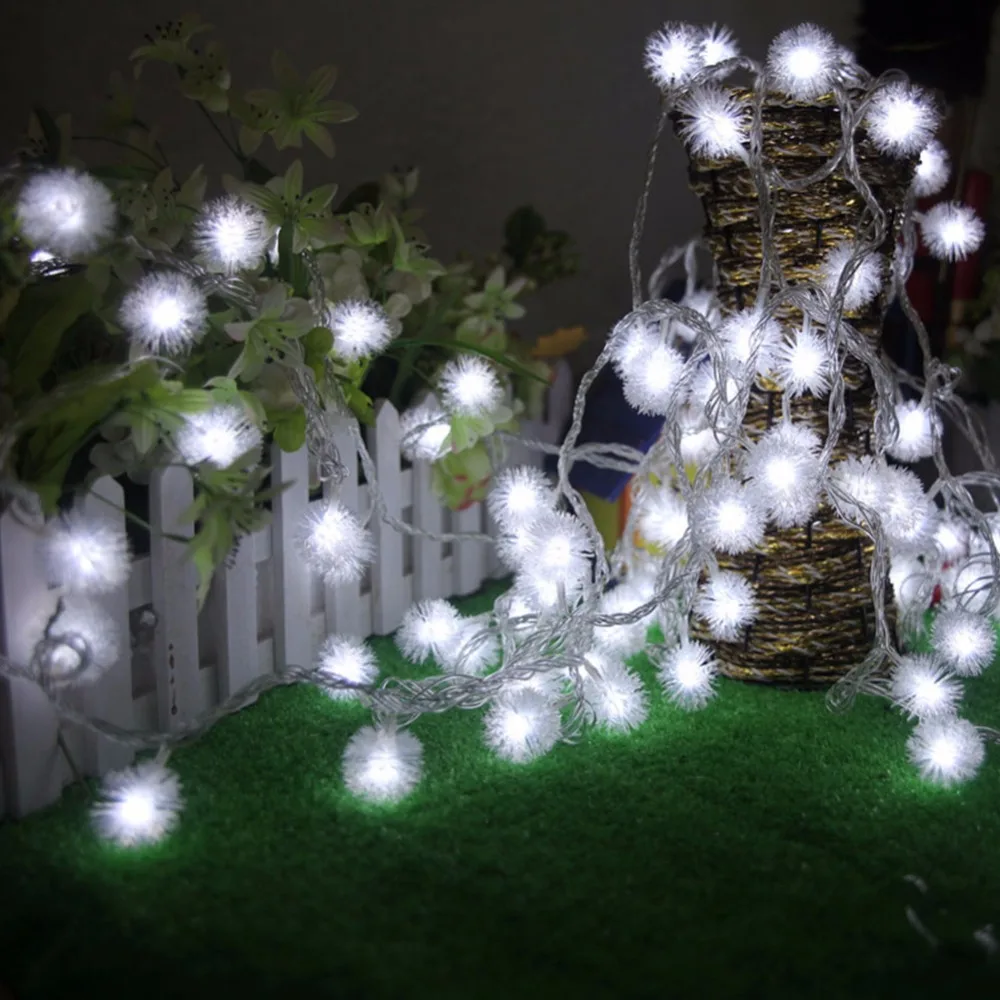 10M 60leds USB LED Snow Ball String Light Holiday Decoration Light For Valentine's Day Christmas Tree holidays Party Wedding
10M 60leds USB LED Snow Ball String Light Holiday Decoration Light For Valentine's Day Christmas Tree holidays Party Wedding
