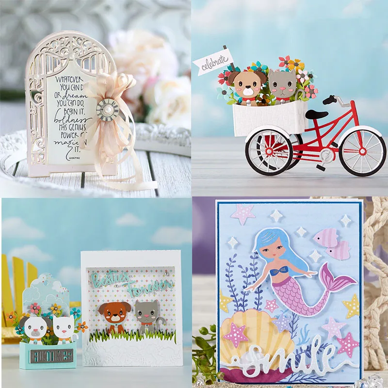 3D Fun Bicycle Graceful Arch Mermaid Sets Besties Forever Words Metal Cutting Dies for DIY Scrapbooking Cards Making Crafts 2019
3D Fun Bicycle Graceful Arch Mermaid Sets Besties Forever Words Metal Cutting Dies for DIY Scrapbooking Cards Making Crafts 2019