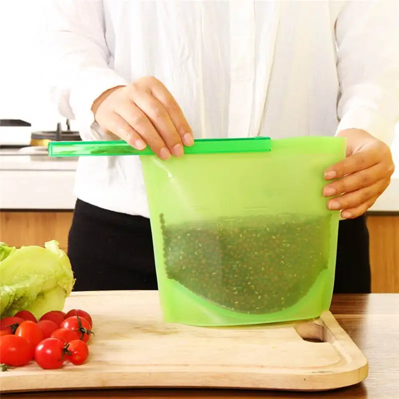 Reusable Silicone Vacuum Kitchen Food Fresh Bag Fruit Meat Milk Storage Containers Refrigerator Bag Ziplock Kitchen Organizer
Reusable Silicone Vacuum Kitchen Food Fresh Bag Fruit Meat Milk Storage Containers Refrigerator Bag Ziplock Kitchen Organizer
