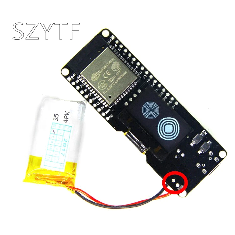 ESP32 OLED module WiFi wireless Bluetooth module ESP32S electronic development board module
ESP32 OLED module WiFi wireless Bluetooth module ESP32S electronic development board module