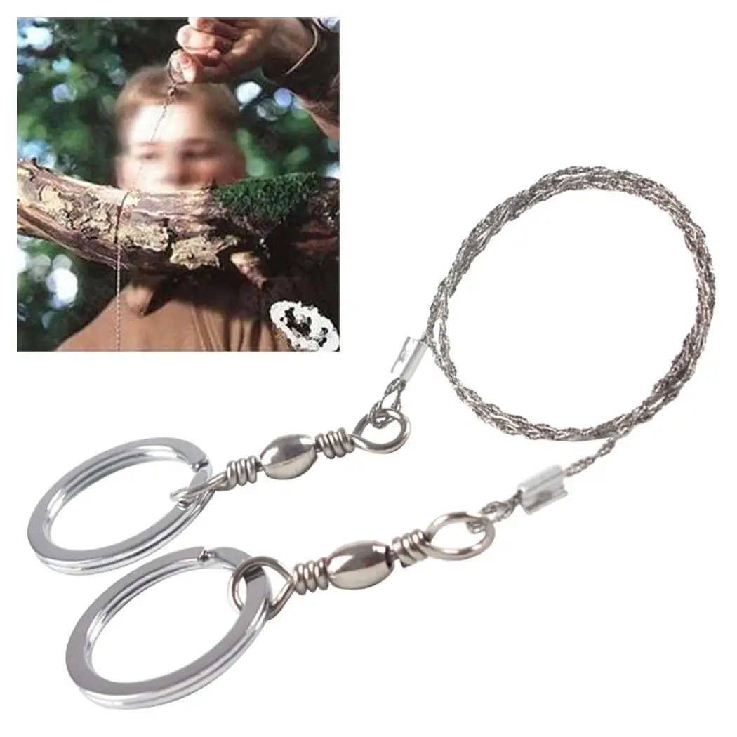 Metal Travel Wire Saw Stainless Steel Plastic Wood Soft Tools Camping Survival Bone Rubber and Cutter Tool Outdoor Emergency
Metal Travel Wire Saw Stainless Steel Plastic Wood Soft Tools Camping Survival Bone Rubber and Cutter Tool Outdoor Emergency