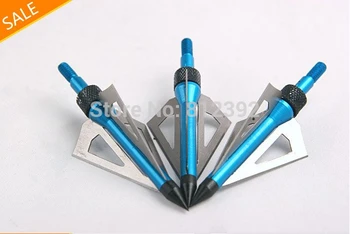 96pcs/lot Archery Hunting Blue color Arrow Head Broadhead 100Grain 3-blade Alloy Arrowhead free shipping
96pcs/lot Archery Hunting Blue color Arrow Head Broadhead 100Grain 3-blade Alloy Arrowhead free shipping