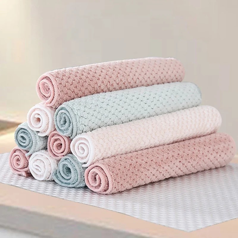 Home Kitchen Towel Super Absorbent Clean Cloth Sink Wipe Coral fleece Cleaning Towels
Home Kitchen Towel Super Absorbent Clean Cloth Sink Wipe Coral fleece Cleaning Towels