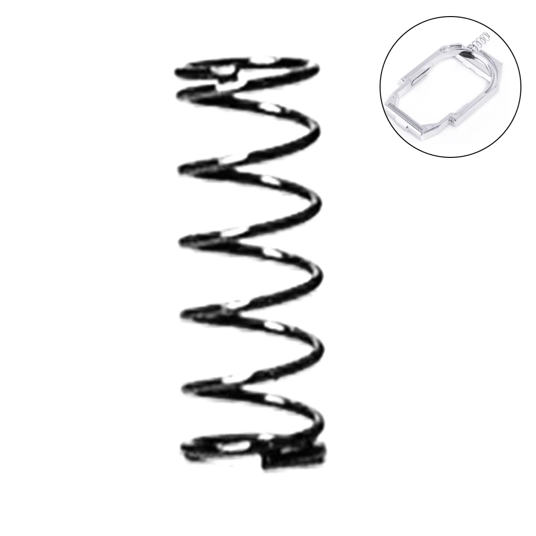 Orange Mod Works Trigger Catch Spring for Nerf with Push Rod Releasing Part - Silver
Orange Mod Works Trigger Catch Spring for Nerf with Push Rod Releasing Part - Silver