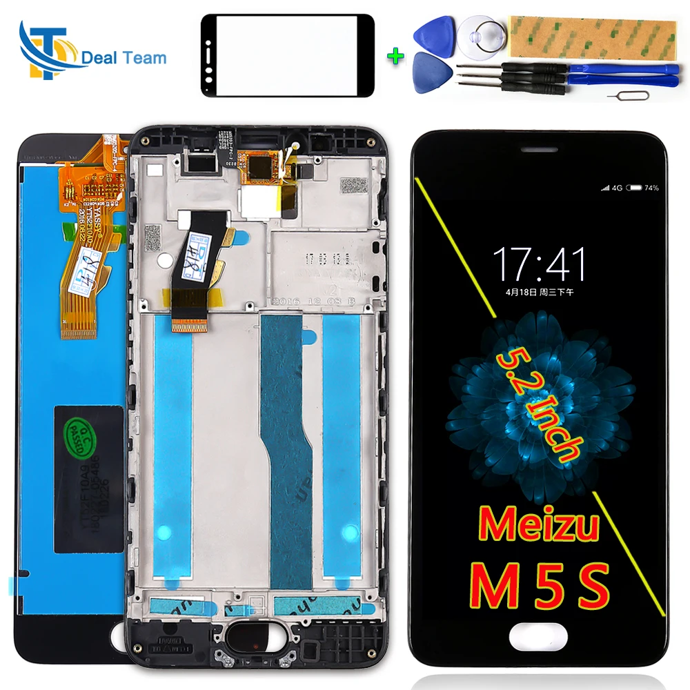For Meizu M5S M612h 5.2 inch 1280*720 Lcd Display Screen Digitizer Assembly 10 Touch Oleophobic Coating Free Tools glass film
For Meizu M5S M612h 5.2 inch 1280*720 Lcd Display Screen Digitizer Assembly 10 Touch Oleophobic Coating Free Tools glass film