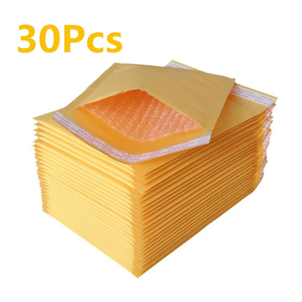 High Quality 30pcs/Lot Bubble Bags Mailers Padded Shock-proof Absorption Envelopes Paper Mailing Pack Holiday Gift Wrap Storage
High Quality 30pcs/Lot Bubble Bags Mailers Padded Shock-proof Absorption Envelopes Paper Mailing Pack Holiday Gift Wrap Storage