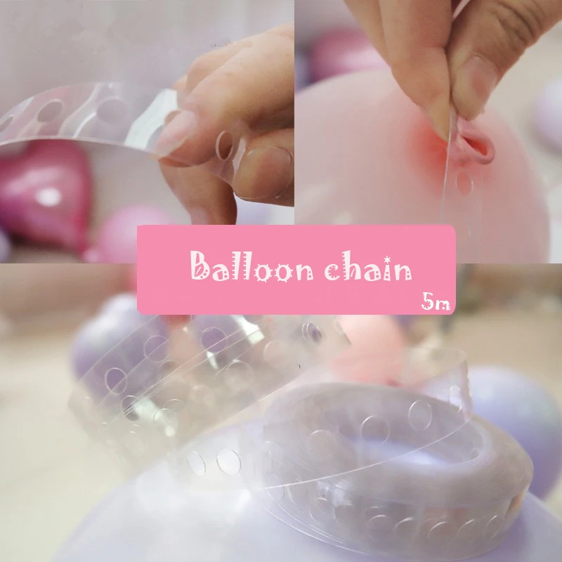 Omilut 5m Round Transparent Balloons Chain Transparent Plastic Balloon Chain Wedding Decoration Balloon Accessory Supplies
Omilut 5m Round Transparent Balloons Chain Transparent Plastic Balloon Chain Wedding Decoration Balloon Accessory Supplies
