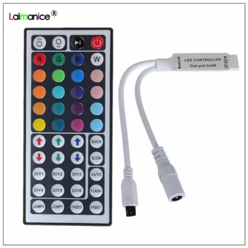 20pcs/lot DC12V Mini 44Key RGB LED Controller IR Remote Control For SMD 3528 5050 RGB LED Strip Light Dimmer
20pcs/lot DC12V Mini 44Key RGB LED Controller IR Remote Control For SMD 3528 5050 RGB LED Strip Light Dimmer