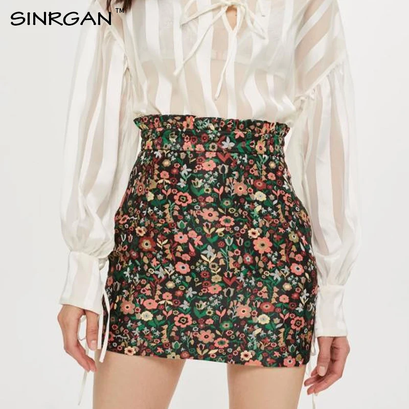 SINRGAN Summer Women 2019 Slim Fit Floral Pencil Skirt Flower Print Bodycon High Waist Mini Short Skirt
SINRGAN Summer Women 2019 Slim Fit Floral Pencil Skirt Flower Print Bodycon High Waist Mini Short Skirt