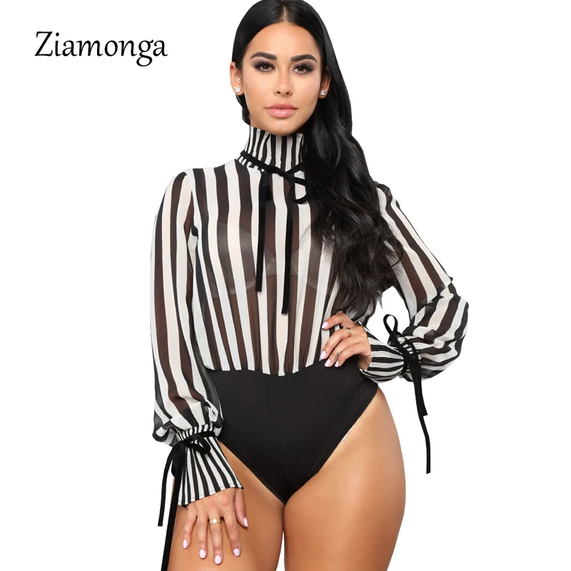 Ziamonga Women Sexy Striped Print Bodysuit Shirt Women Casual Slim Chic Siamese Blouse Playsuit Retro Femininas Blusas Women Top
Ziamonga Women Sexy Striped Print Bodysuit Shirt Women Casual Slim Chic Siamese Blouse Playsuit Retro Femininas Blusas Women Top