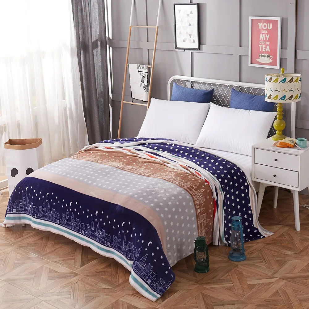 Brand Home textile Bright stars bedspread blanket decoration night sky fabric microfiber blanket cover on the bed
Brand Home textile Bright stars bedspread blanket decoration night sky fabric microfiber blanket cover on the bed