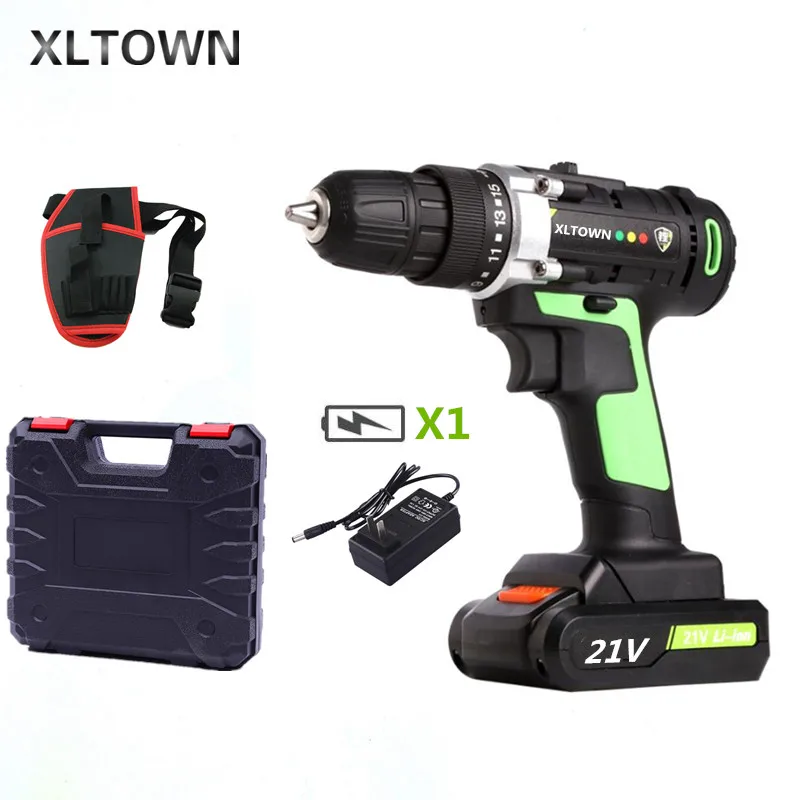 XLTOWN 21v cordless electric screwdriver with a box rechargeable lithium battery household Multifunctional electric drill
XLTOWN 21v cordless electric screwdriver with a box rechargeable lithium battery household Multifunctional electric drill