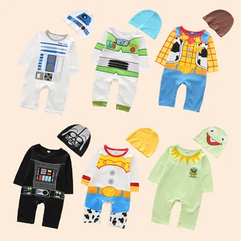 New Spring Autumn Baby Boys Rompers+Hat 2pcs Cartoon Anime Long Sleeve Cotton Infant Romper Girls Jumpsuits Newborn Clothes Sets
New Spring Autumn Baby Boys Rompers+Hat 2pcs Cartoon Anime Long Sleeve Cotton Infant Romper Girls Jumpsuits Newborn Clothes Sets