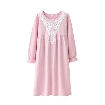Kids Girls Spring Full Sleeve Elegant Pink Sweet Large Loose Children Girl Clothing Child Sleep Nightgown
Kids Girls Spring Full Sleeve Elegant Pink Sweet Large Loose Children Girl Clothing Child Sleep Nightgown