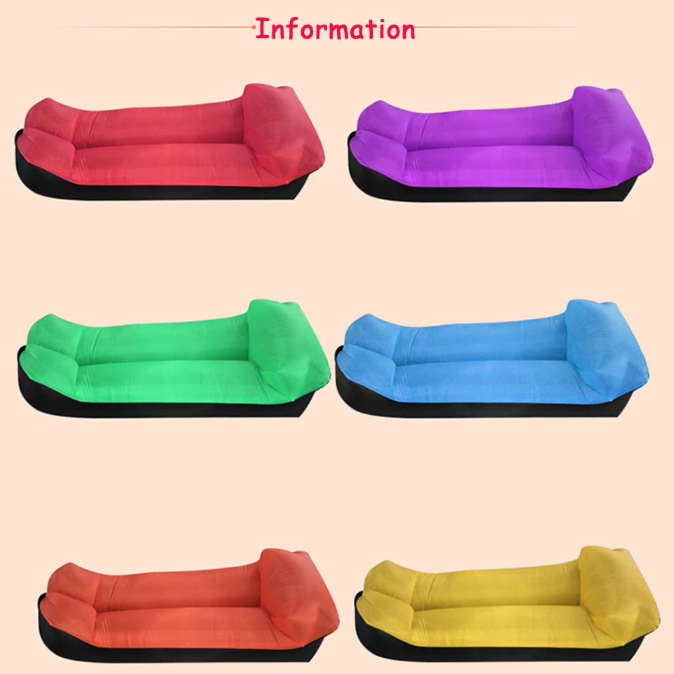 New Camping Mat Ultralight lazy sofa cama Inflatable air Sofa Beach Bed Lounge Lazy Bags Mattress Sleeping bed Lounger Air Bed
New Camping Mat Ultralight lazy sofa cama Inflatable air Sofa Beach Bed Lounge Lazy Bags Mattress Sleeping bed Lounger Air Bed