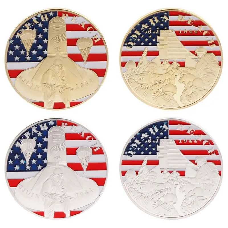 Commemorative Coin Paratrooper Beach Paratroops Army Plated Alloy Silver Gold Collection Collectible Souvenir Art Crafts
Commemorative Coin Paratrooper Beach Paratroops Army Plated Alloy Silver Gold Collection Collectible Souvenir Art Crafts