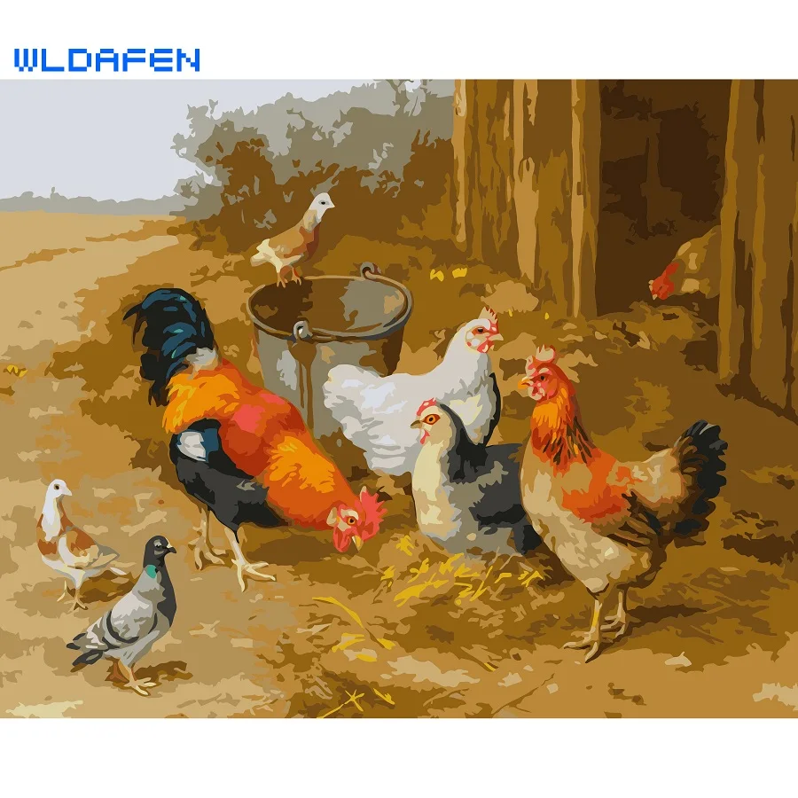 Frameless The Colorful chicken Animal DIY Painting By Numbers Kits Coloring Oil On Canvas Drawing Home Artwork Wall Art
Frameless The Colorful chicken Animal DIY Painting By Numbers Kits Coloring Oil On Canvas Drawing Home Artwork Wall Art