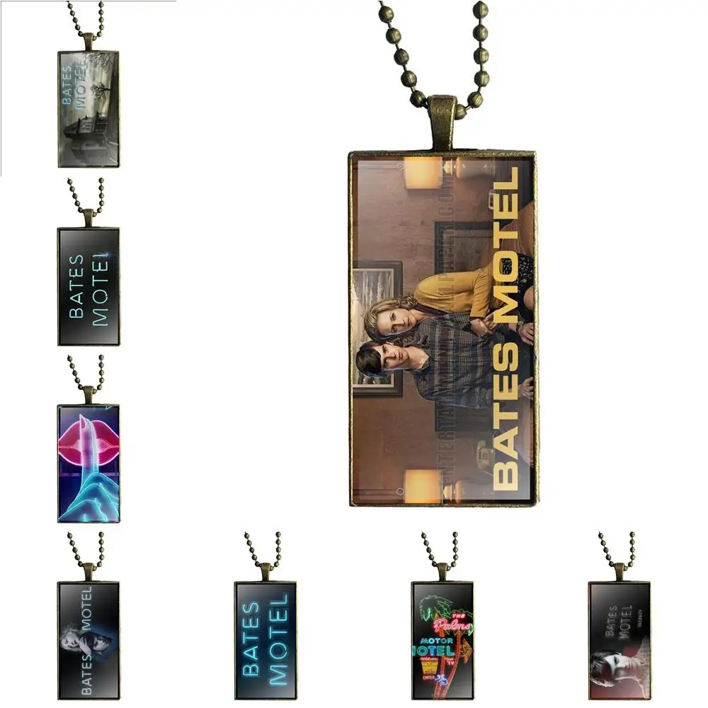 EJ Glaze For Women Girls Glass Cabochon Pendant Necklace Rectangle Fashion Necklace Bates Motel - Neon Sign
EJ Glaze For Women Girls Glass Cabochon Pendant Necklace Rectangle Fashion Necklace Bates Motel - Neon Sign