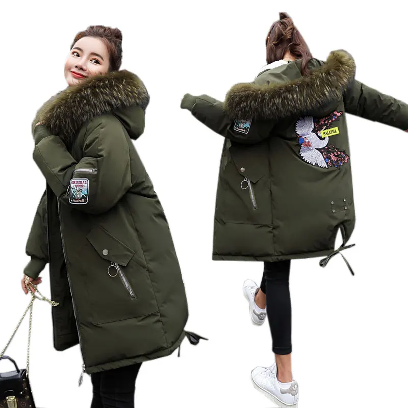 2019 New Winter Women Parka jacket Very Warm Women Coat Fuax Fur Hooded Long Jacket Women Thicken Cotton Down Jacket Female 452
2019 New Winter Women Parka jacket Very Warm Women Coat Fuax Fur Hooded Long Jacket Women Thicken Cotton Down Jacket Female 452