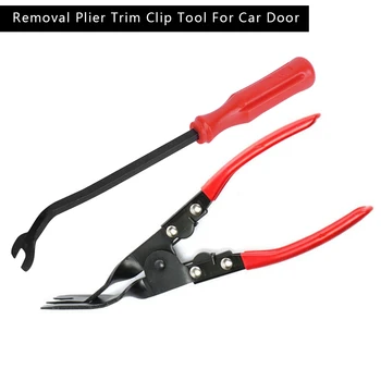 High-quality 2pcs Upholstery Remover Pry Bar Tools Car Door Trim Clip Remover Car Interior Door Panel Trim Clip Removal Plier
High-quality 2pcs Upholstery Remover Pry Bar Tools Car Door Trim Clip Remover Car Interior Door Panel Trim Clip Removal Plier