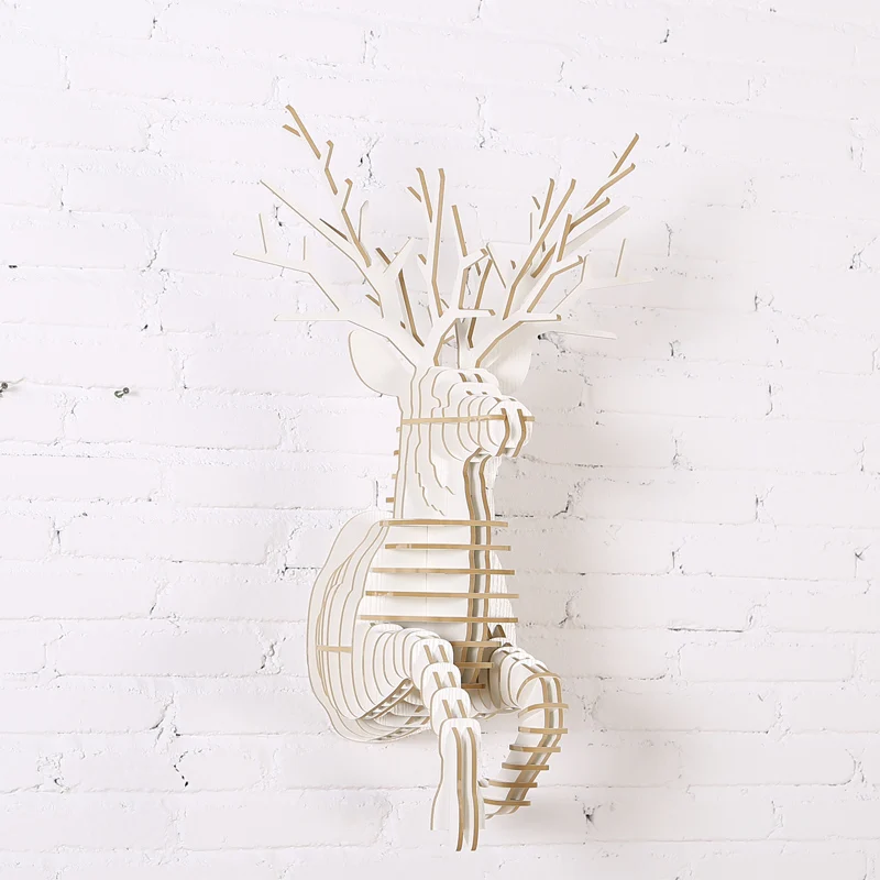 Creative Nordic Style Home Decoration Wood Deer Head / Noble Reindeer Head / Wood Animal Head For Art Home Wall Decoration
Creative Nordic Style Home Decoration Wood Deer Head / Noble Reindeer Head / Wood Animal Head For Art Home Wall Decoration