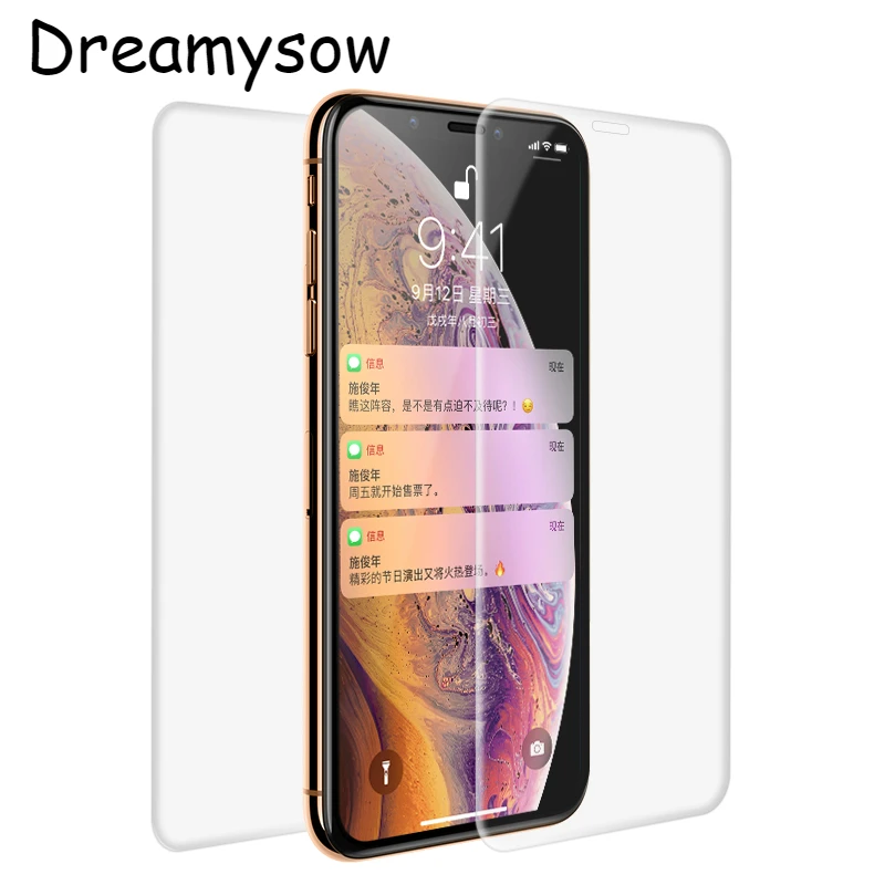 2PCs=Front+Back 3D Soft PET Film For iPhone XS MAX XR 8 7 Plus Explosion-proof Screen Protector Film for iPhone 11 Pro Max
2PCs=Front+Back 3D Soft PET Film For iPhone XS MAX XR 8 7 Plus Explosion-proof Screen Protector Film for iPhone 11 Pro Max