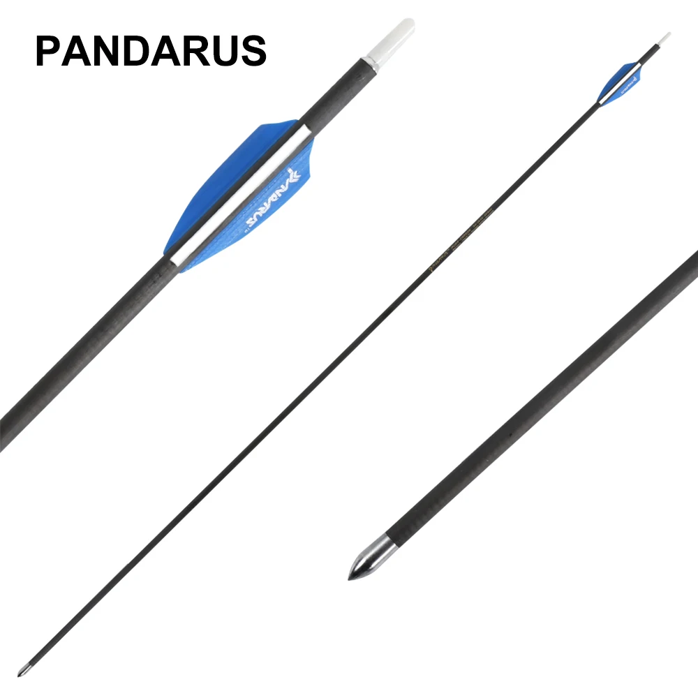 PANDARUS Darts 30inches 100%Pure Carbon arrow Spine900 ID4.2mm Carbon Arrows with Hunting/Target Practice replaceable Arrow Head
PANDARUS Darts 30inches 100%Pure Carbon arrow Spine900 ID4.2mm Carbon Arrows with Hunting/Target Practice replaceable Arrow Head