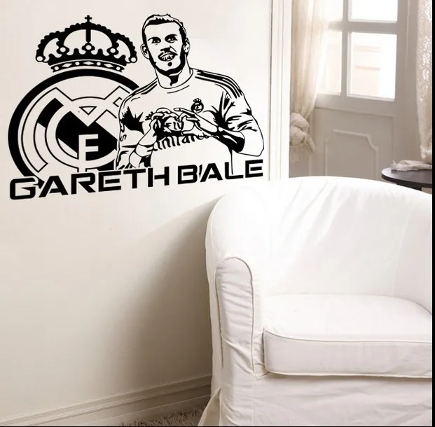 GARETH BALE Vinyl Wall Sticker REAL MADRID FC Footballer Soccer Player Sticker Decal Decor Poster Mural removable
GARETH BALE Vinyl Wall Sticker REAL MADRID FC Footballer Soccer Player Sticker Decal Decor Poster Mural removable