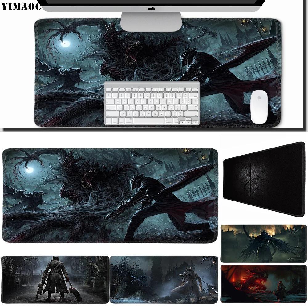 YIMAOC 30*60 cm Large Mouse Pad Gamer Mousepad Rubber Gaming Desk Mat with Locking Edge Bloodborne
YIMAOC 30*60 cm Large Mouse Pad Gamer Mousepad Rubber Gaming Desk Mat with Locking Edge Bloodborne