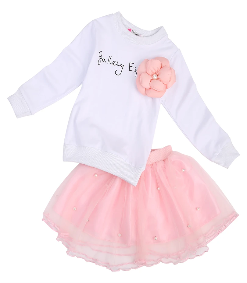 2017 New Children Sets Baby Flower Girls Party Lovely Tops long sleeve Autumn Tulle Skirt + Tops Girls Gown Formal Set 2-7T
2017 New Children Sets Baby Flower Girls Party Lovely Tops long sleeve Autumn Tulle Skirt + Tops Girls Gown Formal Set 2-7T