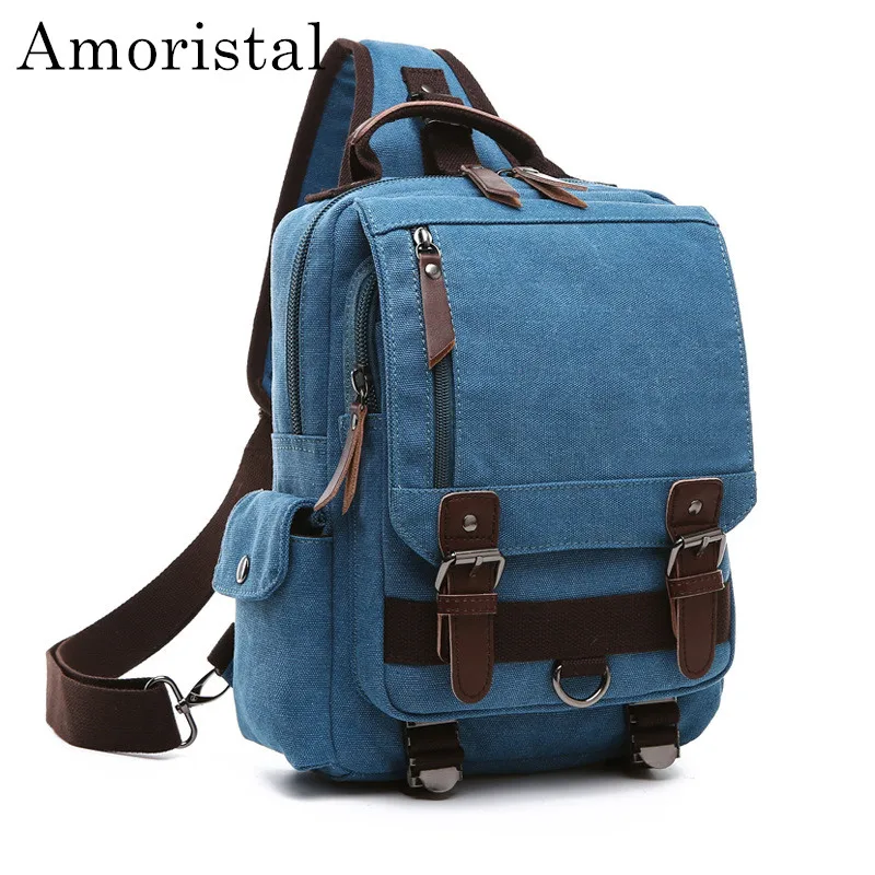 Fashion Unisex Canvas Chest Bag Crossbody Bags For Men Messenger Portable Pack Casual Bags Waterproof Single Shoulder Bag B172
Fashion Unisex Canvas Chest Bag Crossbody Bags For Men Messenger Portable Pack Casual Bags Waterproof Single Shoulder Bag B172