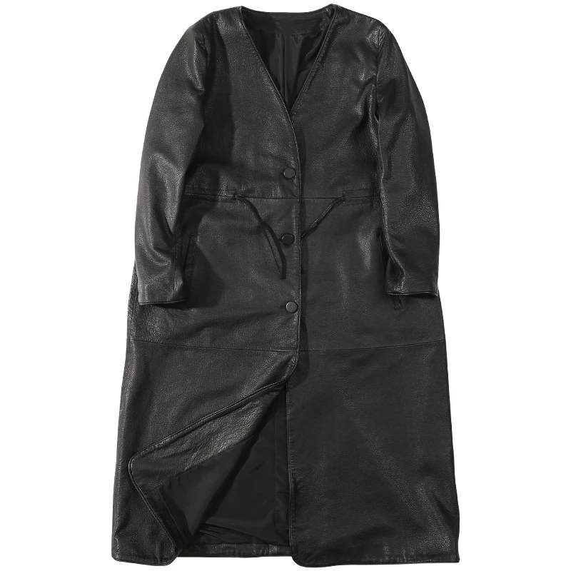 2020 Autumn Long Section Leather Version of The Coat Loose Sheepskin New Windbreaker Thin Leather Jacket Sheepskin Coat
2020 Autumn Long Section Leather Version of The Coat Loose Sheepskin New Windbreaker Thin Leather Jacket Sheepskin Coat