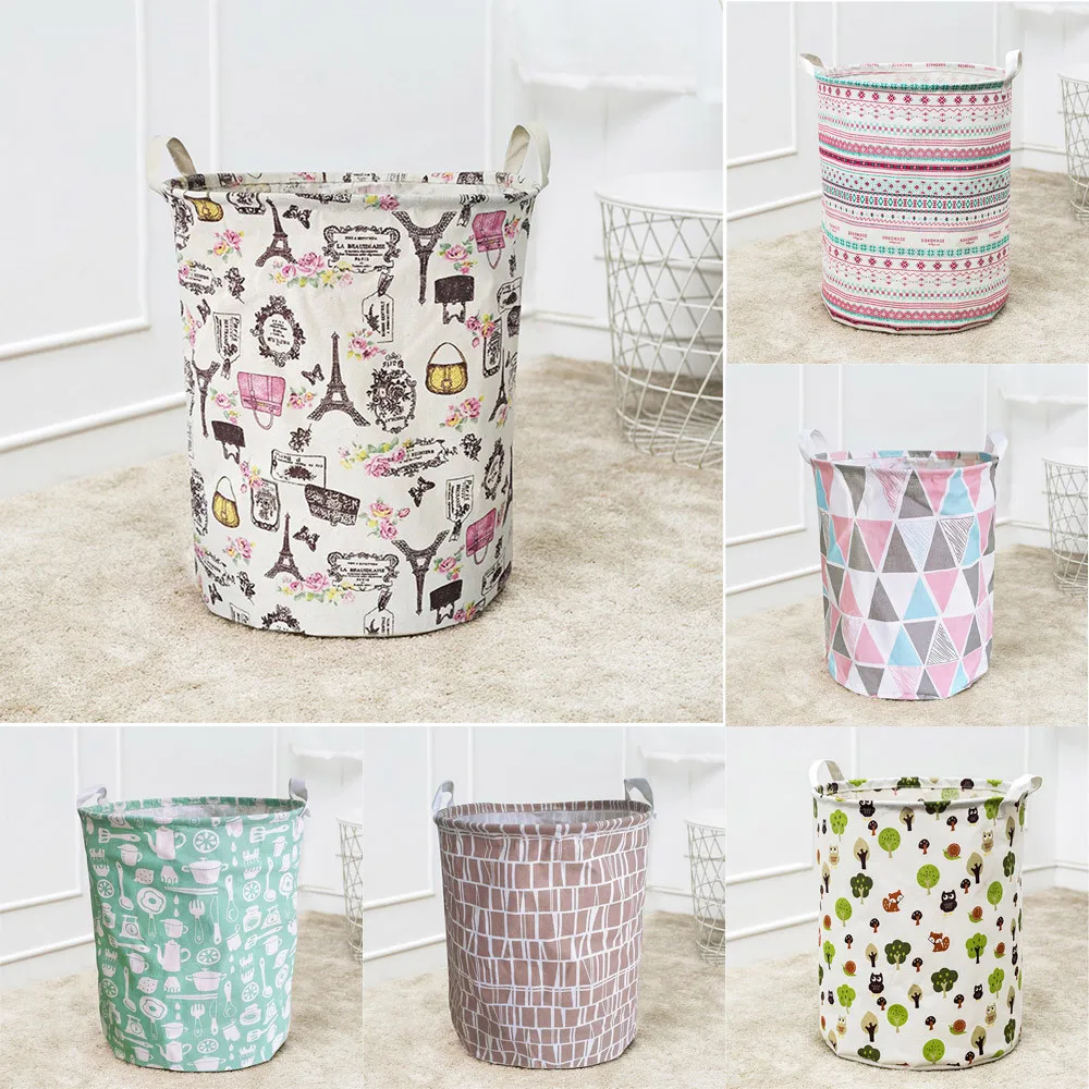 Waterproof Canvas Sheets Laundry Clothes Laundry Basket Storage Baskets Folding Storage Box dirty clothes baskets 44*35cm
Waterproof Canvas Sheets Laundry Clothes Laundry Basket Storage Baskets Folding Storage Box dirty clothes baskets 44*35cm