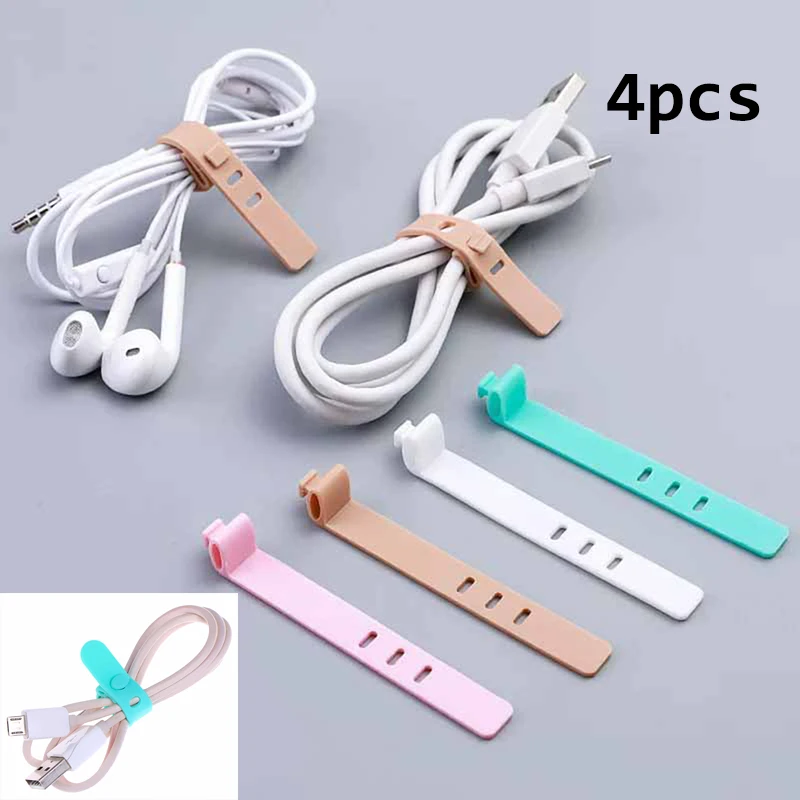 4Pcs Silicone Cable Organizer Office Stationary Desk Set Accessories Supplies USB Data Wrap Cord Winder Wire Protector Holder
4Pcs Silicone Cable Organizer Office Stationary Desk Set Accessories Supplies USB Data Wrap Cord Winder Wire Protector Holder
