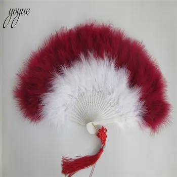 1pcs/lot High Quality Wine red Fluffy Feather Hand Fan Dance Stage Show Props Wedding Party 50*30cm Goose Feather Fan Decoration
1pcs/lot High Quality Wine red Fluffy Feather Hand Fan Dance Stage Show Props Wedding Party 50*30cm Goose Feather Fan Decoration