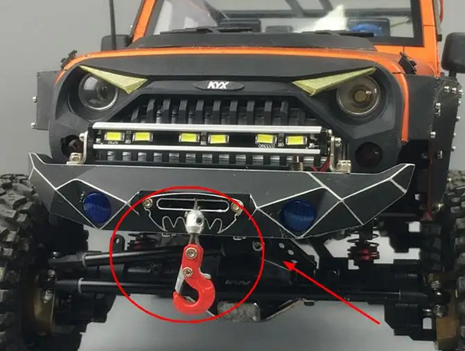 Bumper Winch Hook for RC SCX10 JEEP HPI TUBE FJ cruiser TOYOTA Rock Cralwer Truck TRX4 T4 TRAXXAS D110 CAPO JKMAX TRACTION KM
Bumper Winch Hook for RC SCX10 JEEP HPI TUBE FJ cruiser TOYOTA Rock Cralwer Truck TRX4 T4 TRAXXAS D110 CAPO JKMAX TRACTION KM