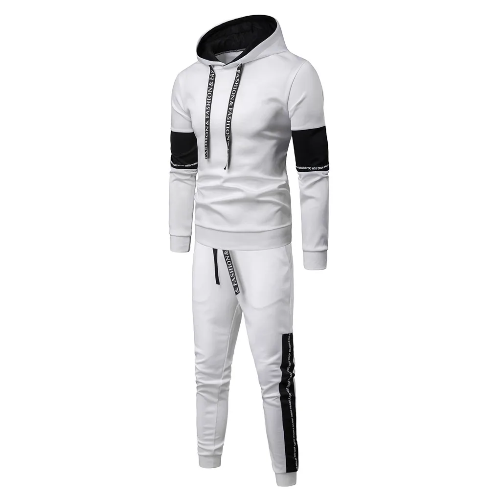 Men's Autumn Winter Patchwork Sweatshirt Top Pants Sets Sport Suit Tracksuit Sweatpants Jogging Fitness Training Sports Suits
Men's Autumn Winter Patchwork Sweatshirt Top Pants Sets Sport Suit Tracksuit Sweatpants Jogging Fitness Training Sports Suits