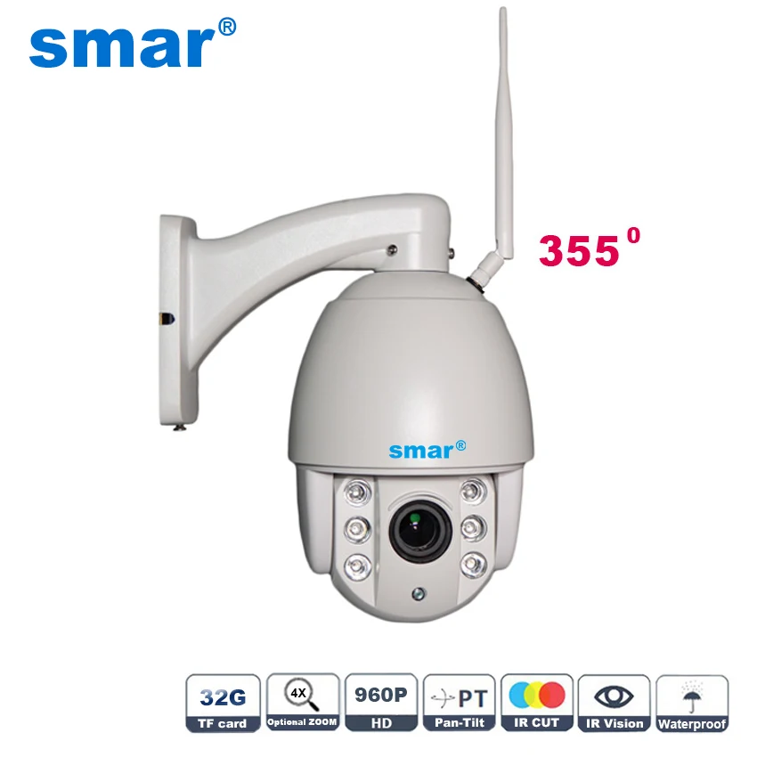 960P Mini PTZ Wireless IP Camera 4X Zoom Lens Built in 32G TF Card ONVIF2.0 Outdoor Waterproof IR Vision CCTV Home Security
960P Mini PTZ Wireless IP Camera 4X Zoom Lens Built in 32G TF Card ONVIF2.0 Outdoor Waterproof IR Vision CCTV Home Security